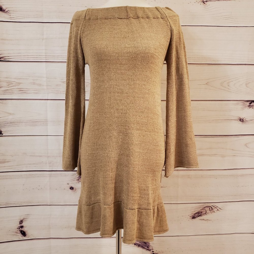 PINK DIAMOND OFF SHOULDER SWEATER DRESS - …